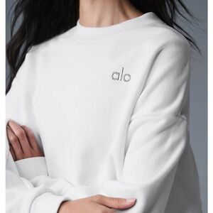 Alo White Sweatshirt